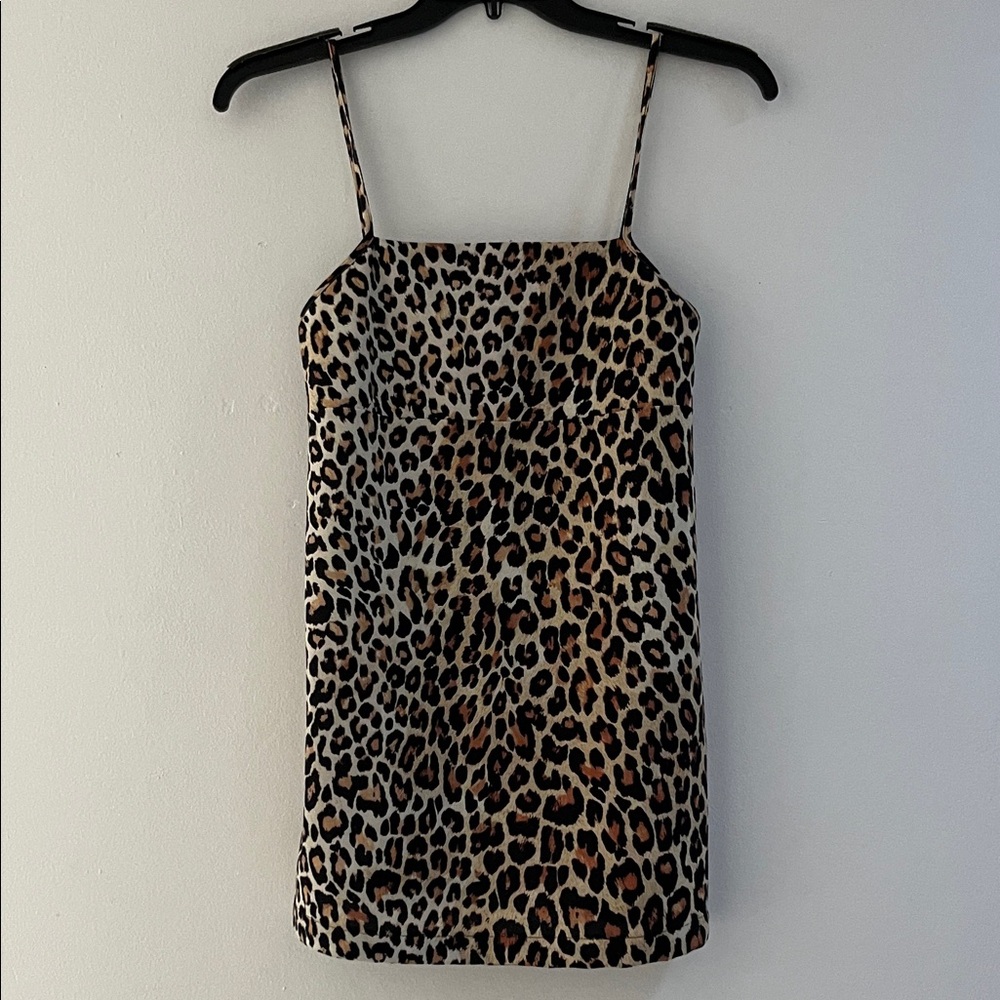 Zara Trafaluc Animal Print Camisole Dress